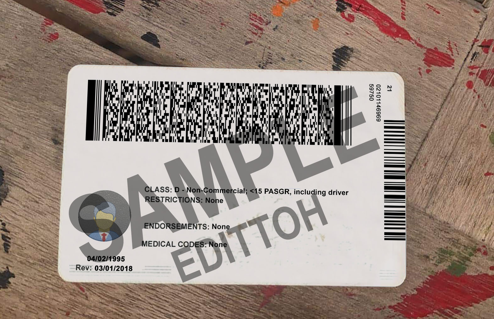 Arkansas (AR) Driver's License PSD Template - Image 2