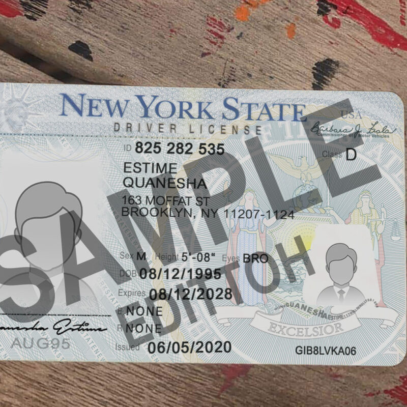 New York (NY) Driver's License (2017) PSD Template