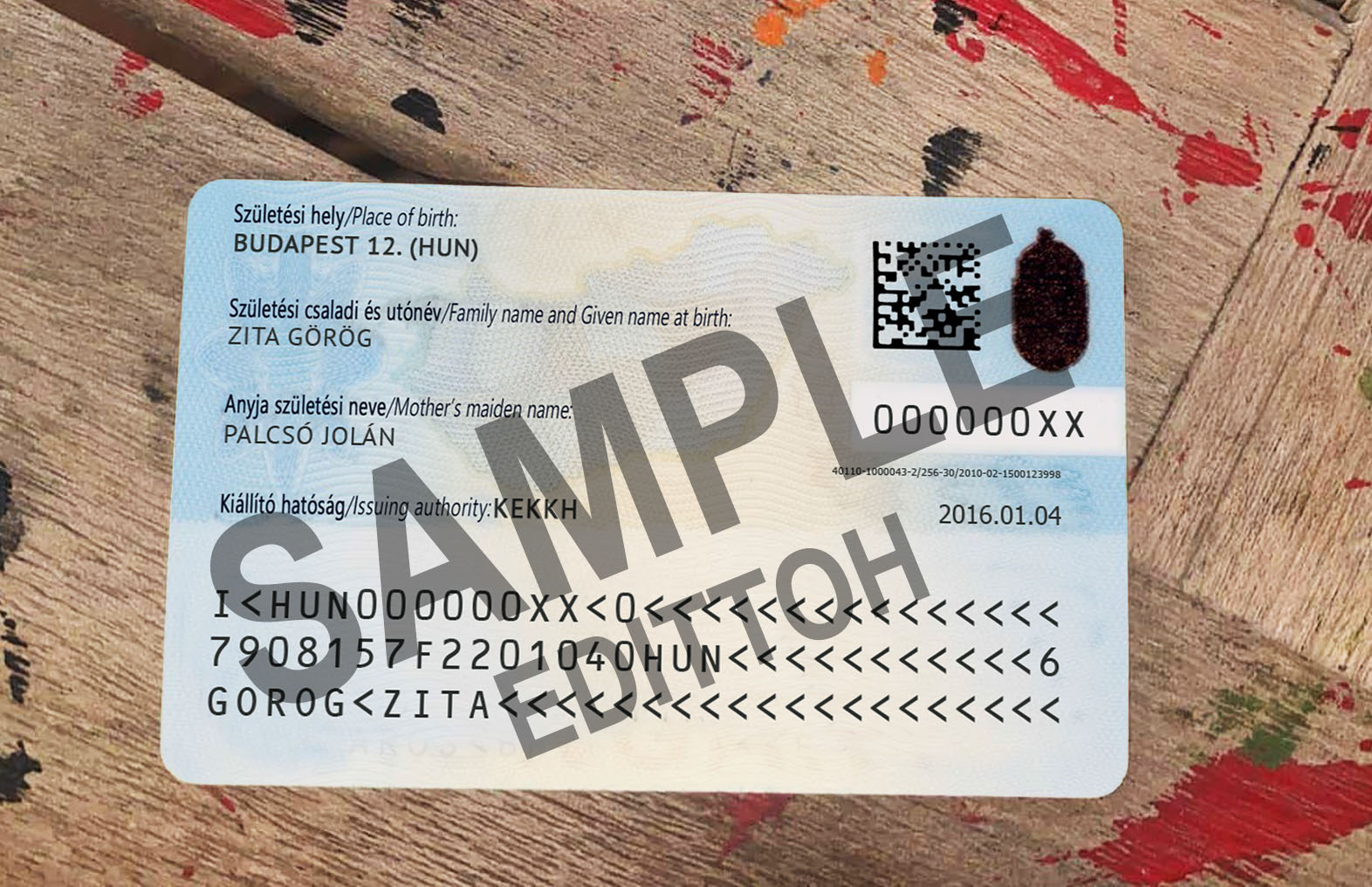 Hungary ID Card PSD Template - Image 2