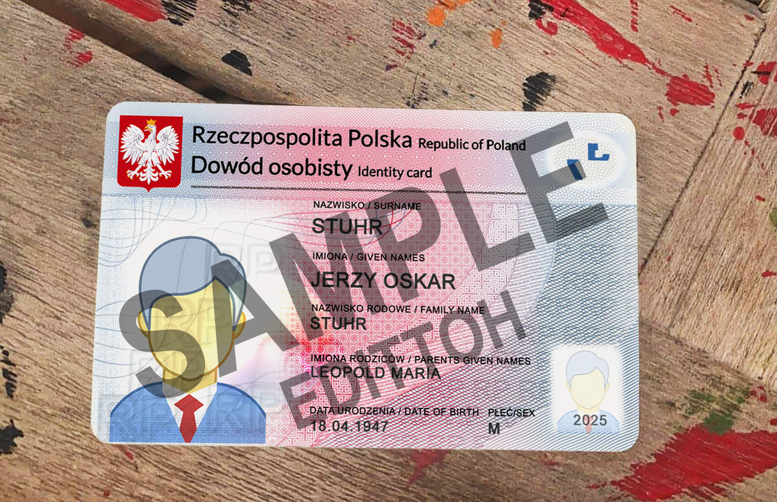 Republic of Poland ID Card PSD Template