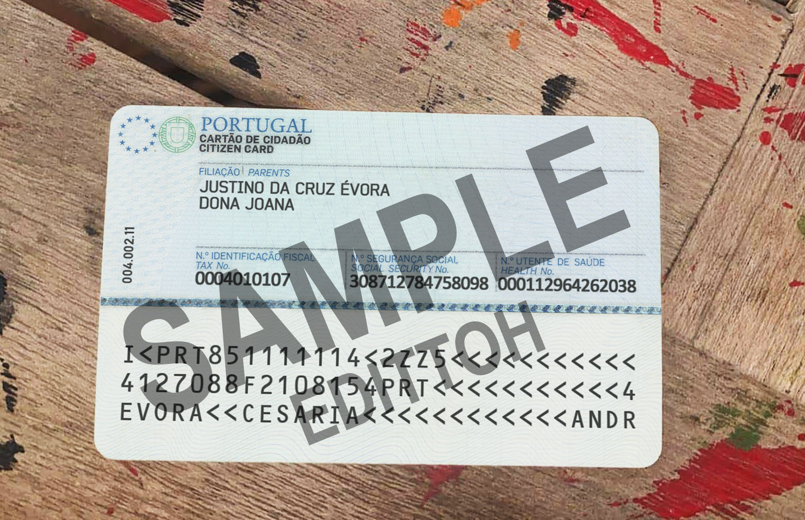 Portugal ID Card PSD Template - Image 2
