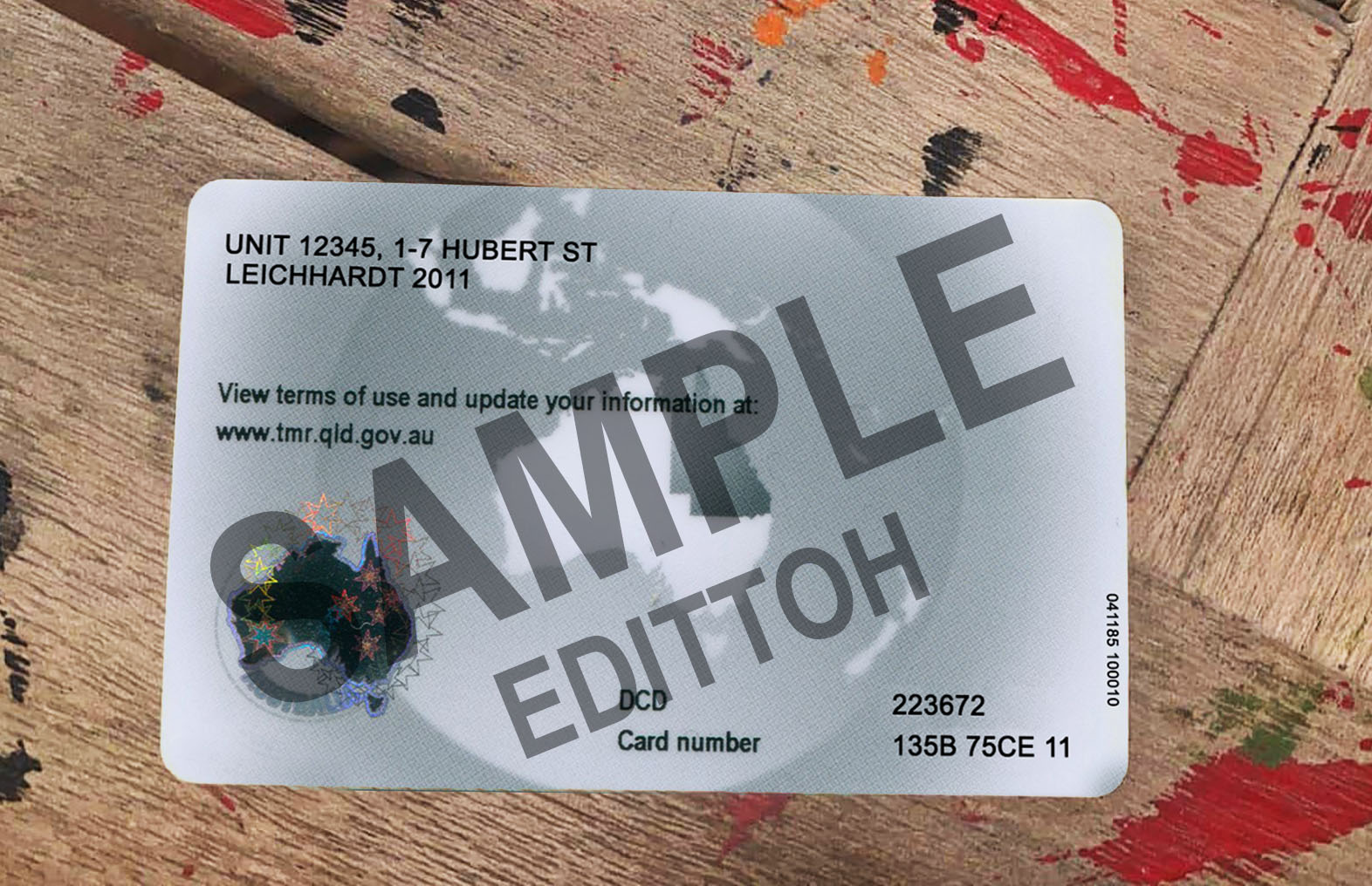 Queensland Driver's License PSD Template - Image 2