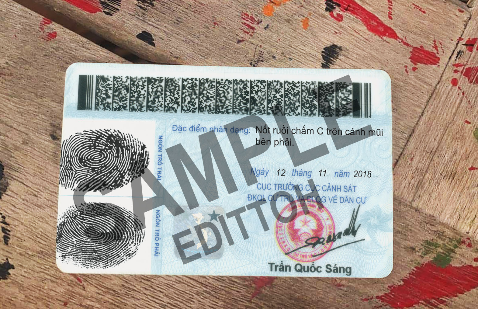 Vietnam ID Card PSD Template - Image 2